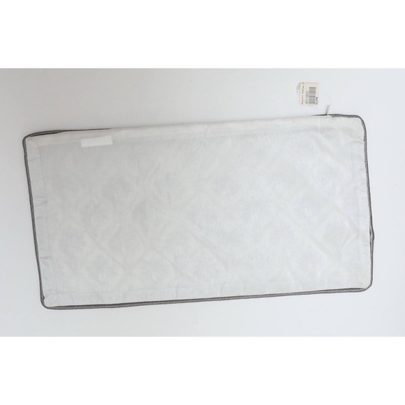 NWT Beaded Cushion Cover Holiday Embellished White Pillowcase Christmas NYE Lux - Picture 2 of 7